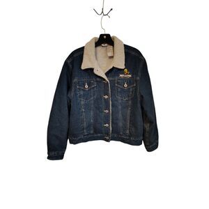 Vintage Looney Tunes Denim Sherpa lined Jacket